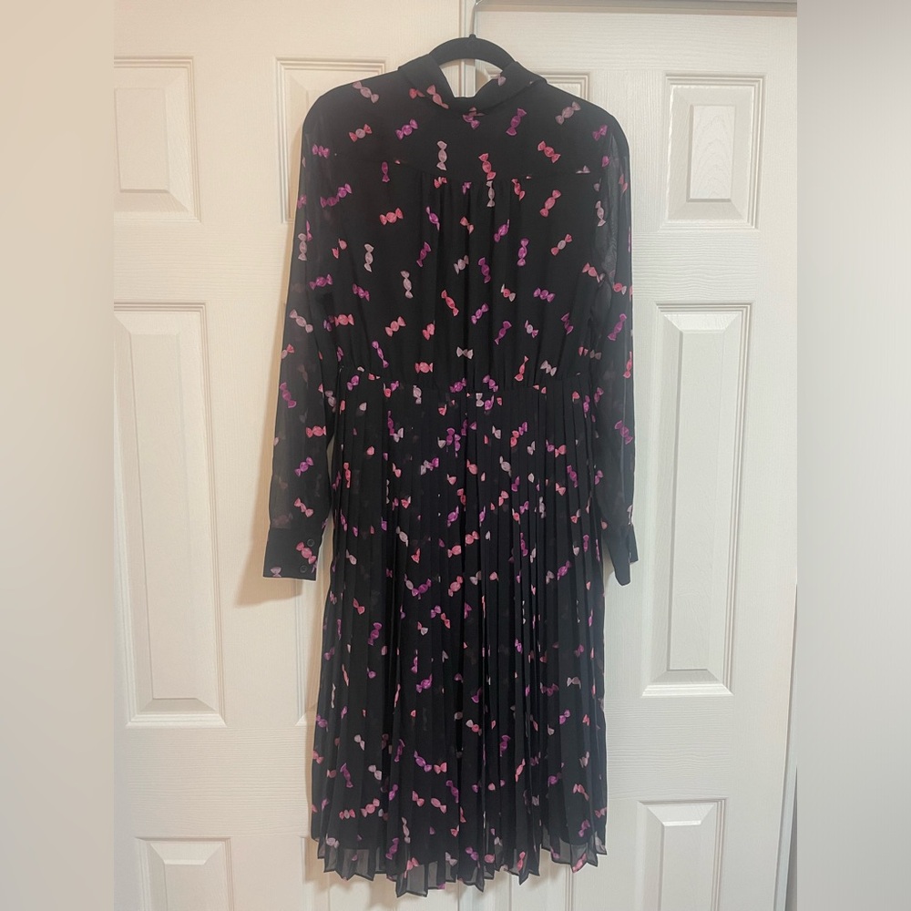 kate spade Black Shirt Dress with Pink Print - Picture 4 of 4